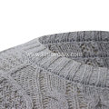 Boy's Knitted Crewneck Pullover Cable Sweater